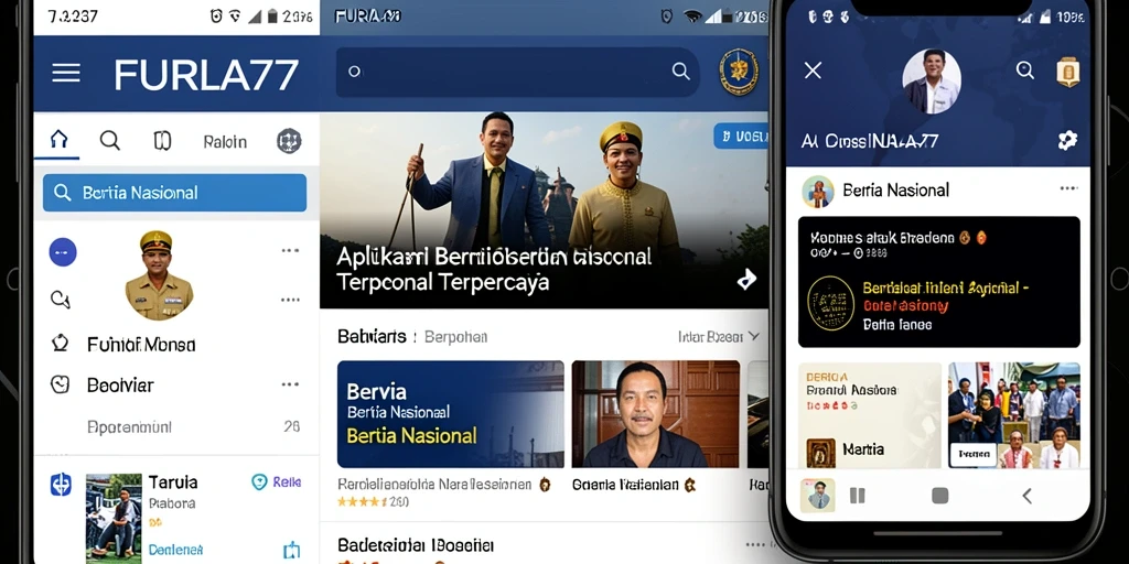 Tampilan antarmuka FURLA77 yang intuitif dan informatif.