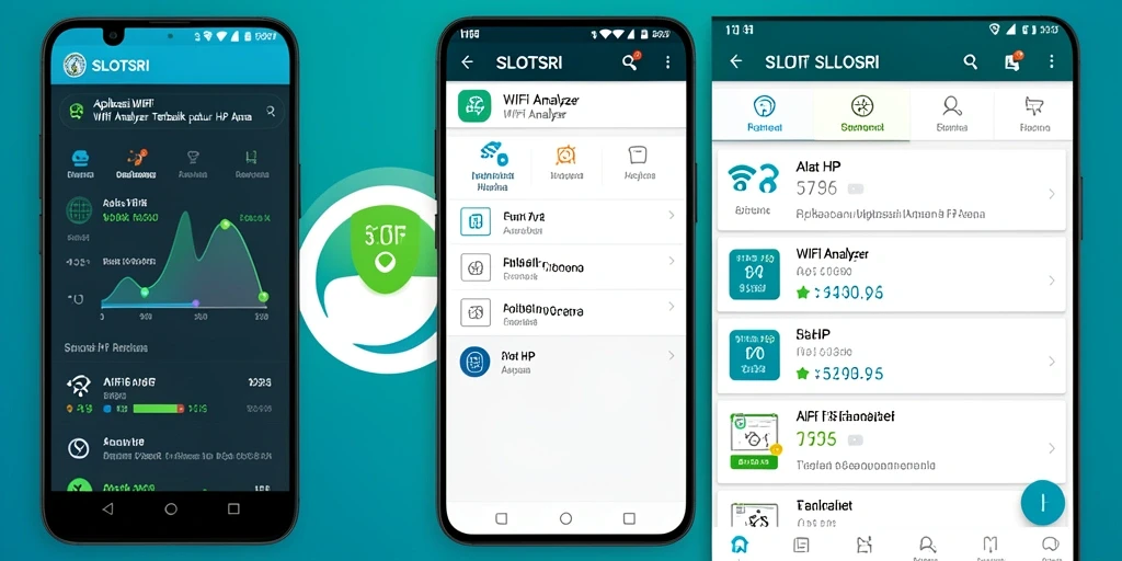 Screenshot utama SLOTSRI menampilkan antarmuka analisis WiFi yang informatif.