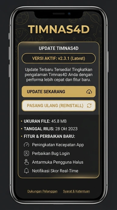 Riwayat Versi Aplikasi timnas4d untuk Android